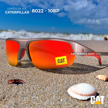 Lentes De Sol CTS - 8022 - 108P - LQ Lunas Rojas Polarizadas - KATZER